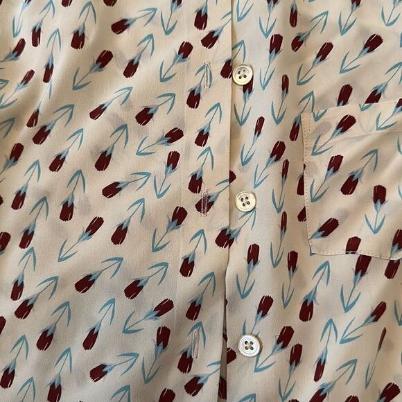 Equipment Floral Sleeveless Blouse Small NEW - Picture 2 of 5